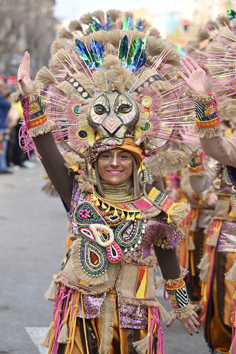 Fotos: Badajoz | San Roque acoge el tradicional Entierro de la Sardina y el desfile de comparsas del martes de Carnaval