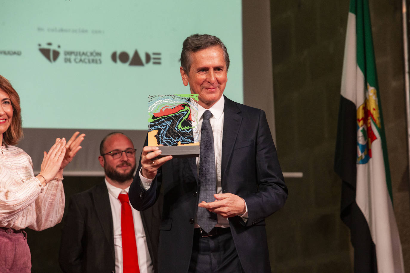 Emilio Tuñón recoge en Cáceres el Premio Nacional de Arquitectura 2022.