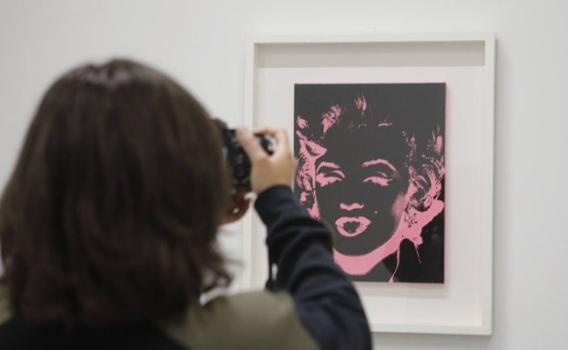 Andy Warhol elaboró en 1986 esta obra icónica de Marilyn Monroe. 