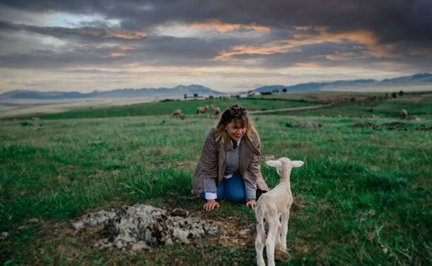 Mitones de lana merino española