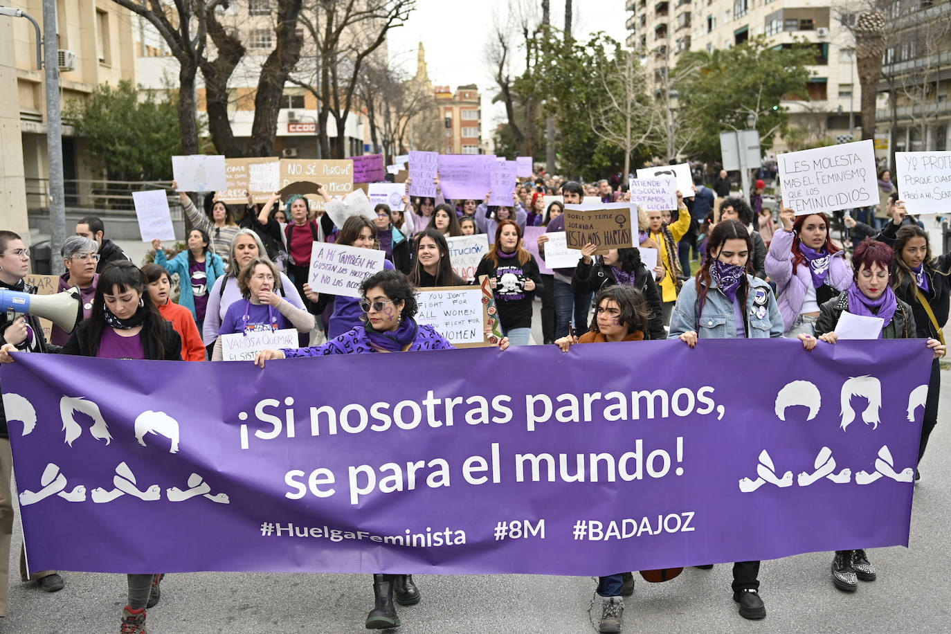 Manifestación del 8M en Badajoz