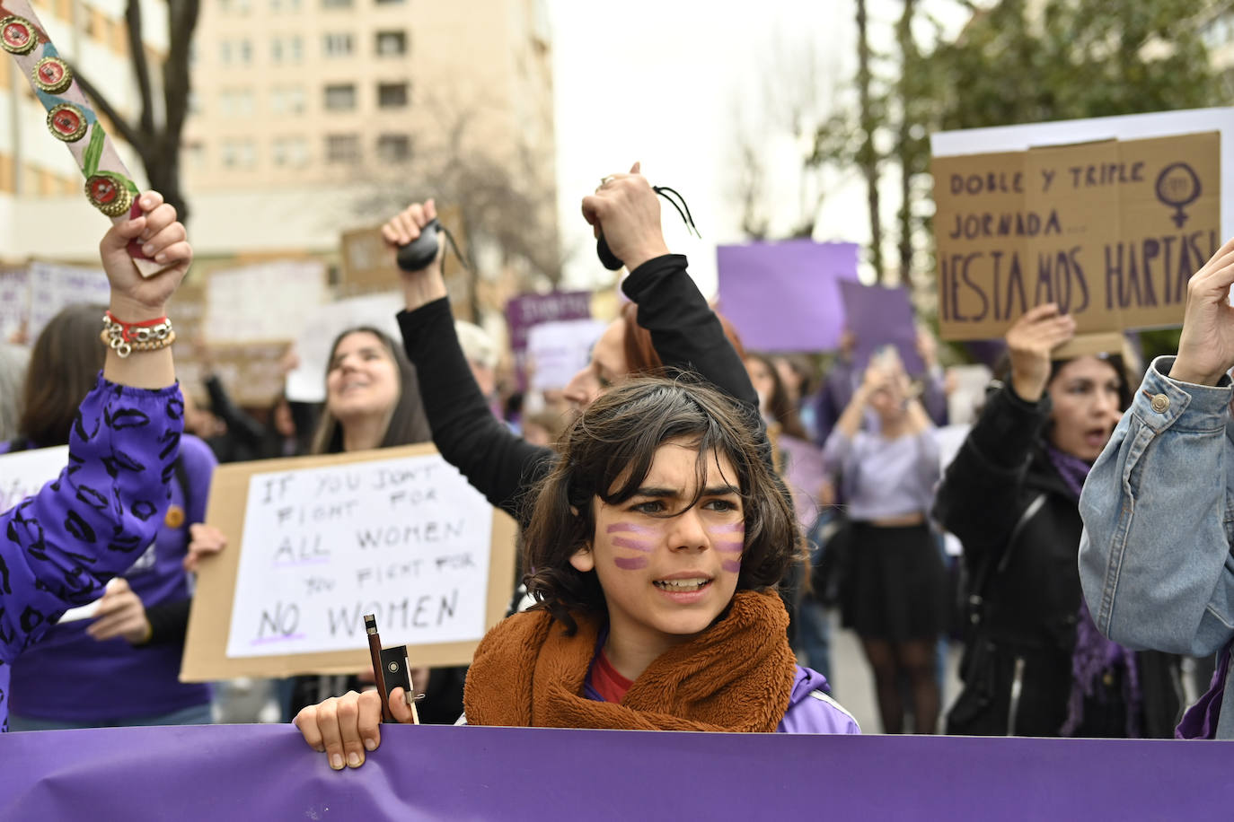 Manifestación del 8M en Badajoz