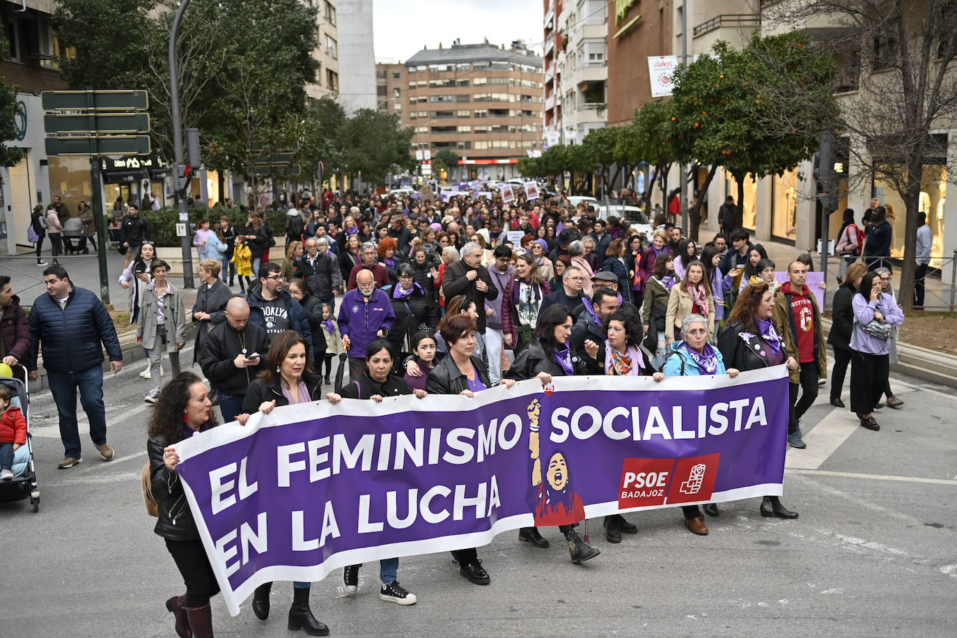 Manifestación del 8M en Badajoz