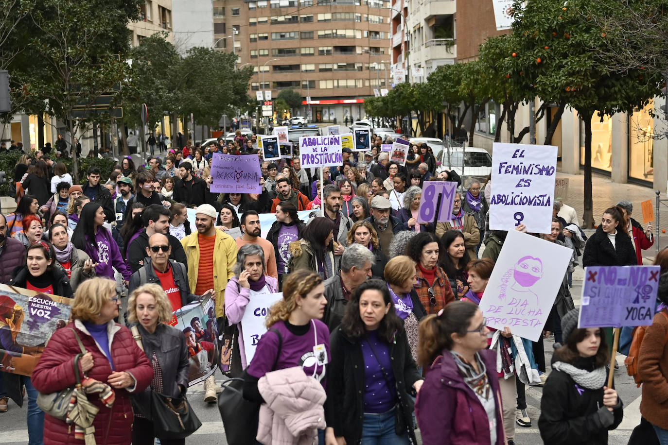 Manifestación del 8M en Badajoz