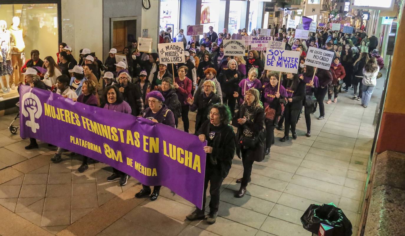 Manifestación en Mérida.