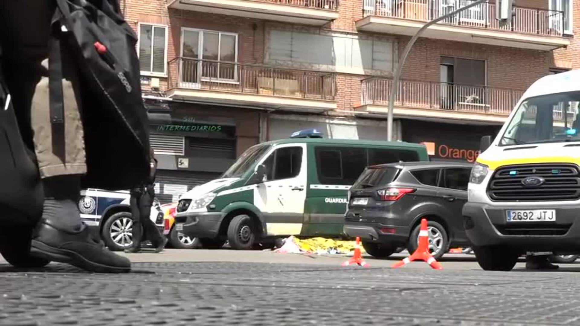 Dos muertos en un atropello múltiple en Madrid