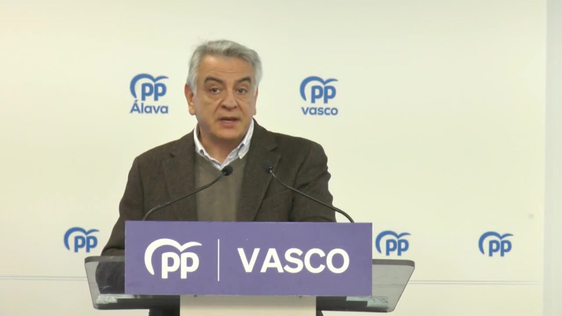 De Andrés (PP) dice que el acuerdo entre PSOE y PNV "está firmado en papel clínex"