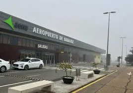 Niebla en el aeropuerto de Badajoz.