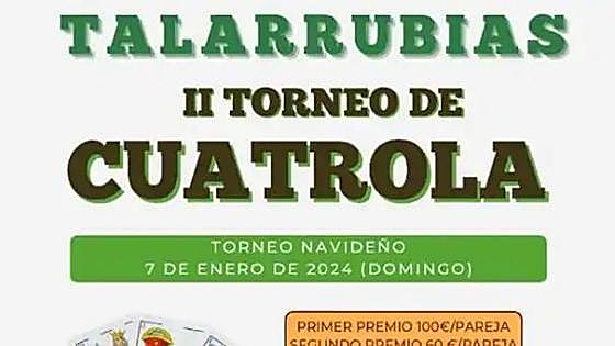 Último día para inscribirse en el II Torneo de Cuatrola