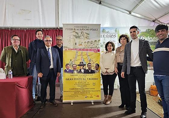 Presentación del festival taurino de Puebla de Sancho Pérez.