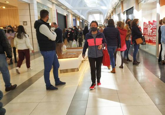 El boleto se ha sellado en la administración del centro comercial Ruta de la Plata.