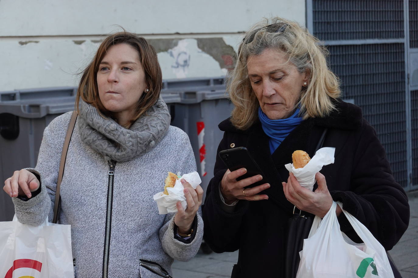 El reparto de roscón en Badajoz, en imágenes