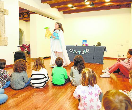 Cuentacuentos en la Mercedes Calles. 