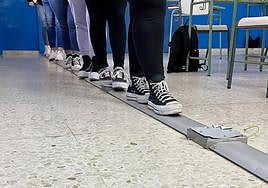 Foto ganadora en la última edición del certamen, 'Pasarela Cabeza fall down week', del IES Muñoz Torrero de Cabeza del Buey.