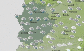 Previsión automatizada de la Agencia Estatal de Meteorología.