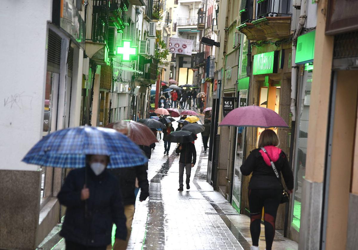 La alerta por lluvia en el norte de Cáceres se amplía hasta el miércoles