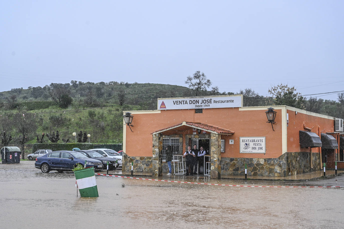 Las imágenes de la borrasca Juan a su paso por Extremadura