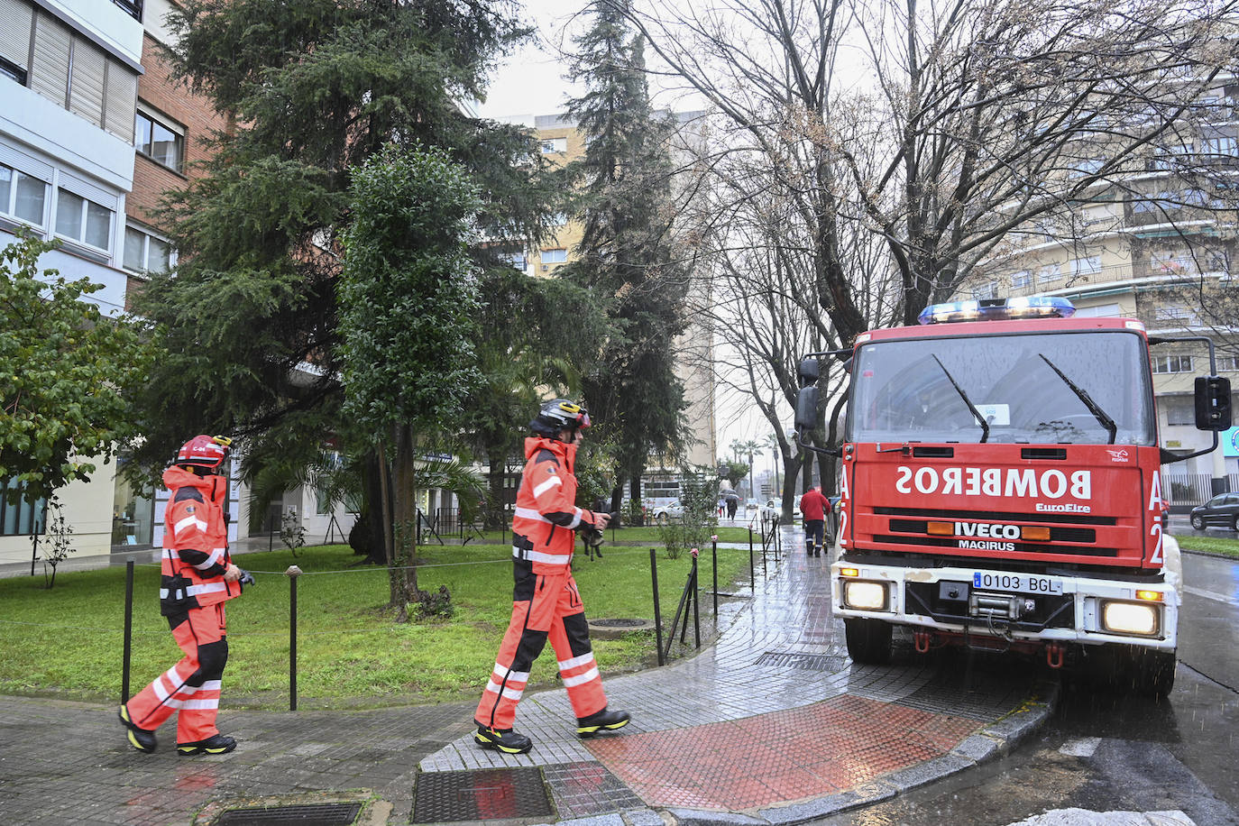 Las imágenes de la borrasca Juan a su paso por Extremadura