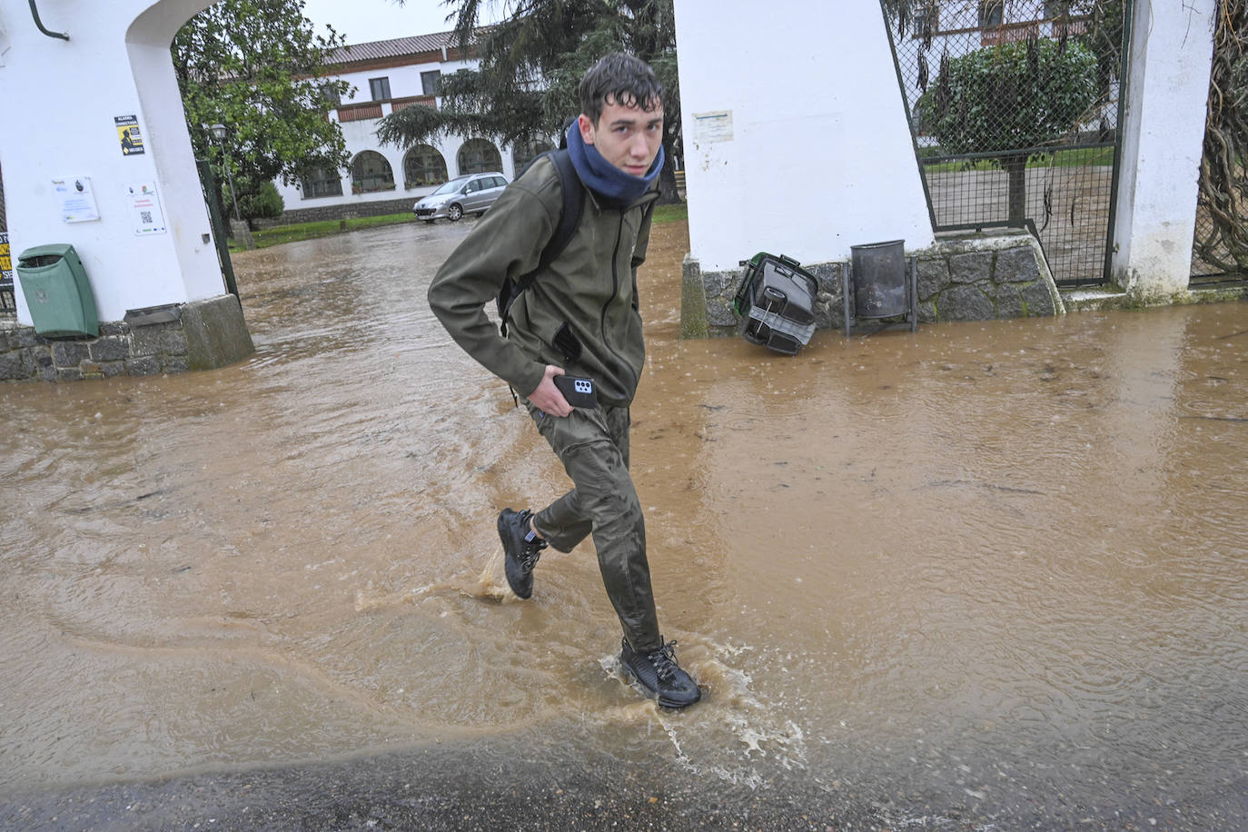 Las imágenes de la borrasca Juan a su paso por Extremadura