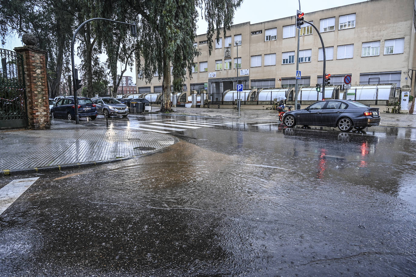 Las imágenes de la borrasca Juan a su paso por Extremadura