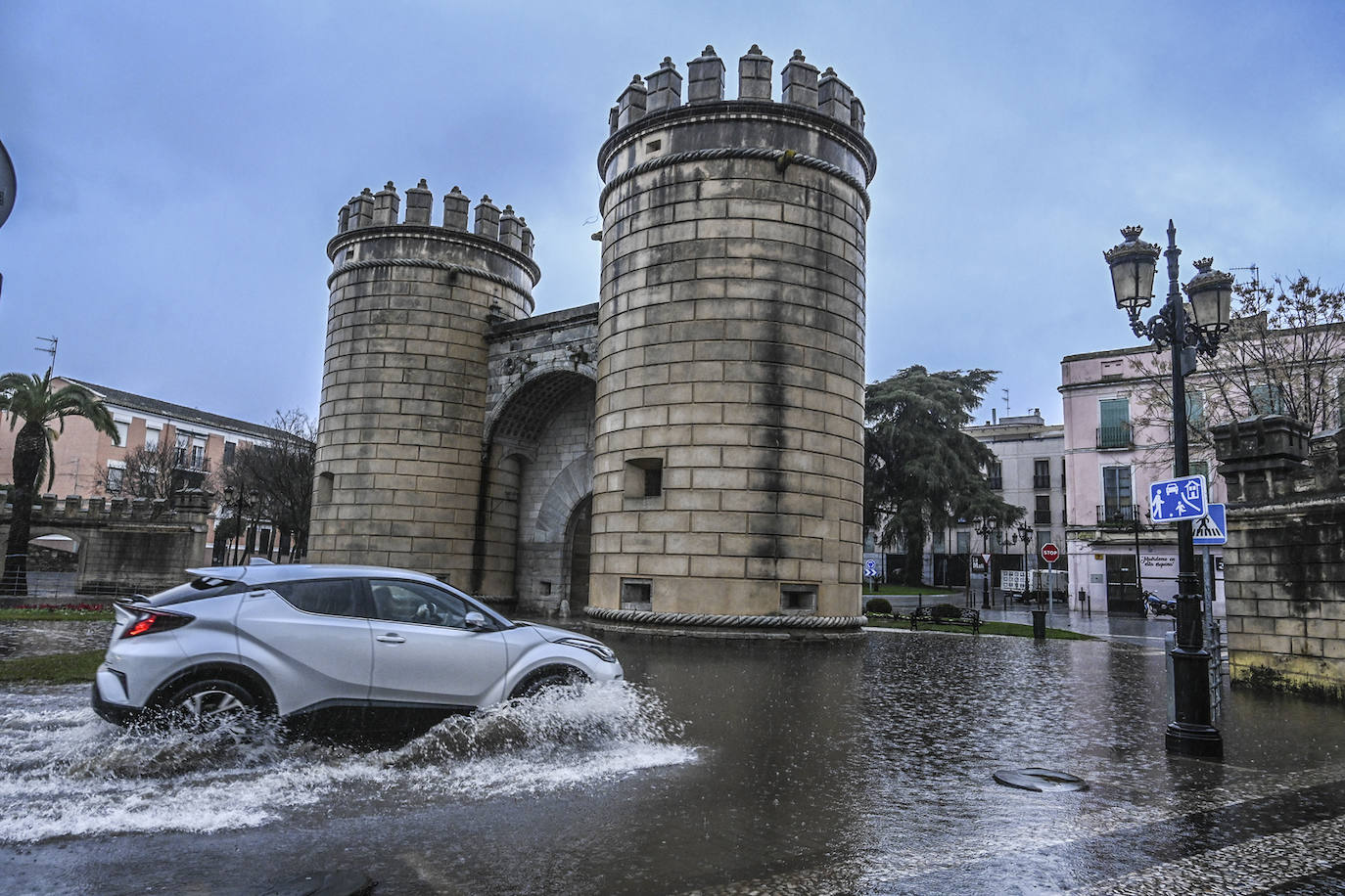 Las imágenes de la borrasca Juan a su paso por Extremadura