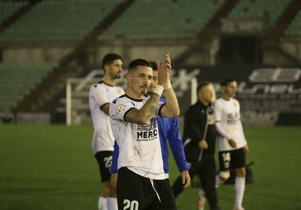 Iñaki Elejalde durante un partido de esta temporada.