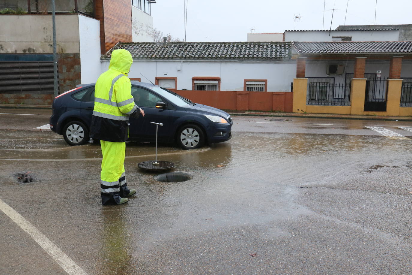 La borrasca Juan deja copiosas lluvias en Extremadura