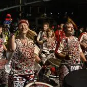 El grupo de percusión el año pasado.