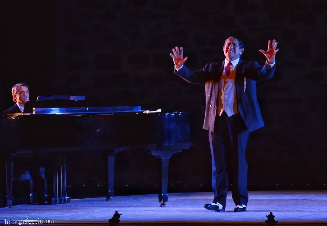 Pedro Casablanc interpretó la pieza 'Don Ramón María del Valle Inclán a través de Ramón Gómez de la Serna'.