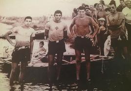 Antonio López-Lago, Francisco Pacheco, Jesús Rodilla y Juan López-Lago, en el 68.