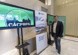 Joaquín Rodríguez en su presentación como director deportivo.