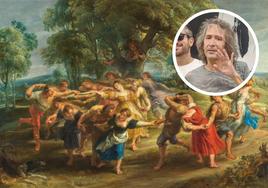 Cuadro 'Danza de personajes mitológicos y aldeanos' de Rubens que aparece en el vídeo del Museo del Prado con música de Robe.