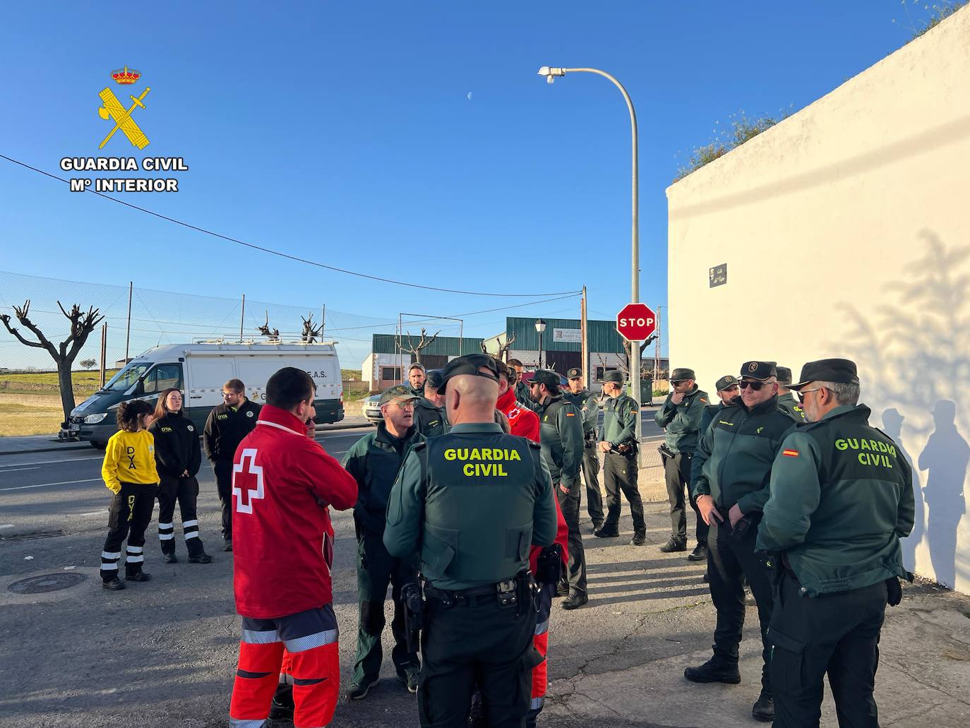 Imágenes del dispositivo desplegado en la búsqueda del vecino de Hinojal