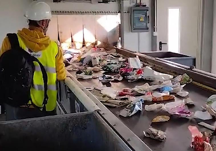 Cintas del ecoparque de Mirabel, esta mañana.