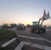 Así hemos narrado en directo la jornada de protesta del campo extremeño