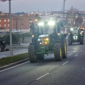 El Ayuntamiento de Mérida multa a los tractoristas de la protesta de ayer porque no tenían permiso