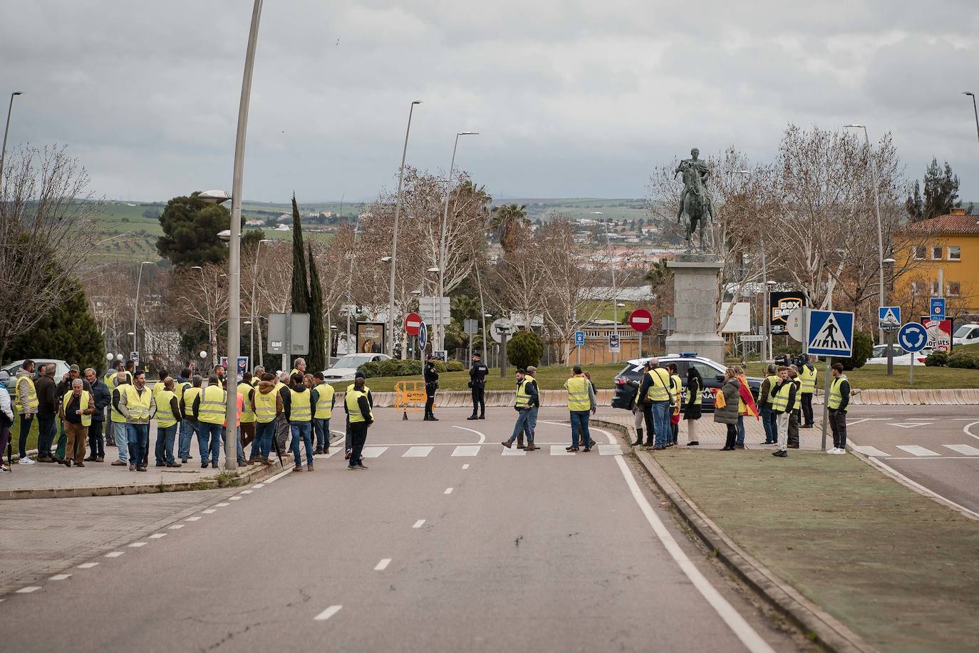 Fotos | La protesta de agricultores y ganaderos extremeños en Mérida