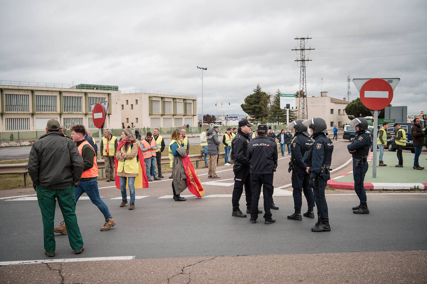 Fotos | La protesta de agricultores y ganaderos extremeños en Mérida