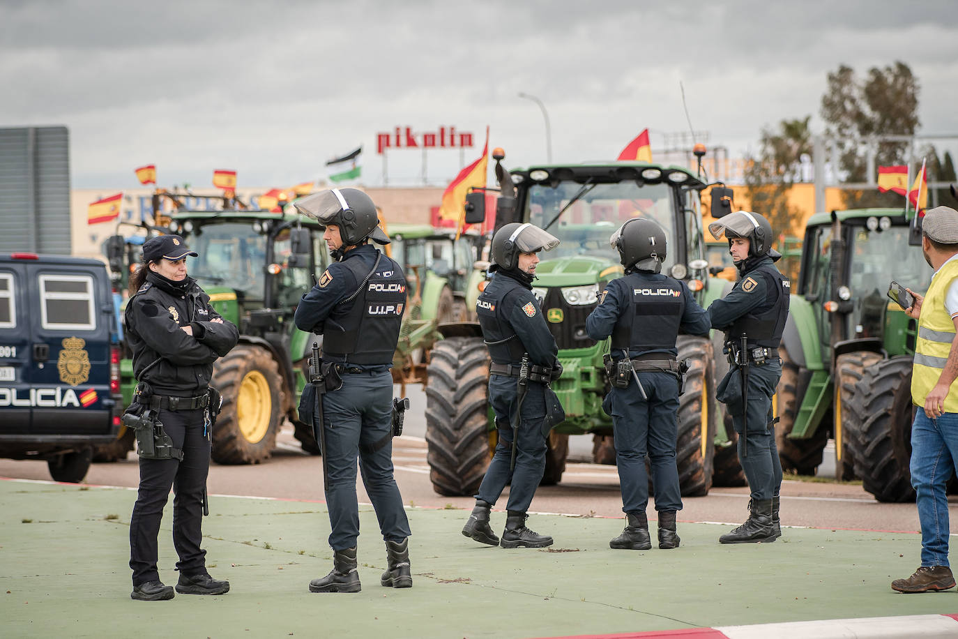 Fotos | La protesta de agricultores y ganaderos extremeños en Mérida