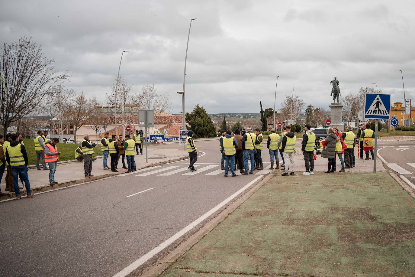 Fotos | La protesta de agricultores y ganaderos extremeños en Mérida