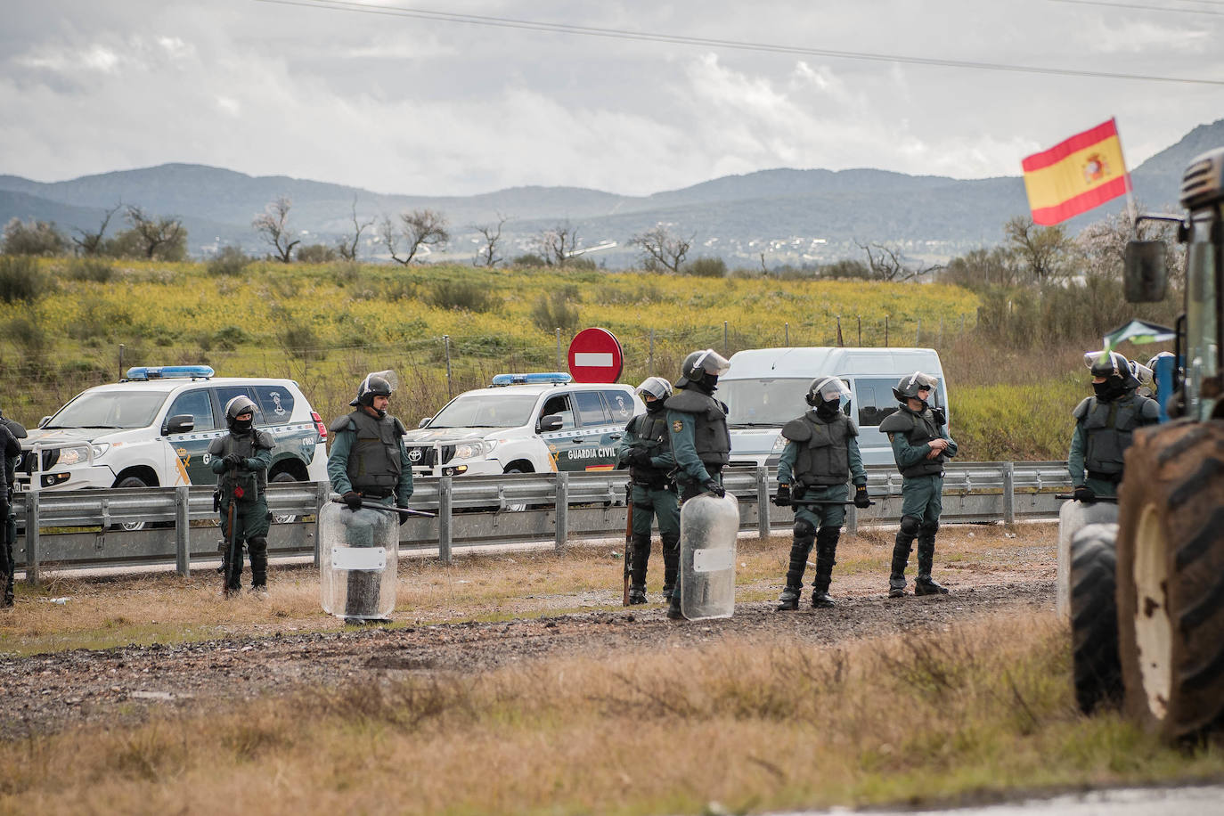 Fotos | La protesta de agricultores y ganaderos extremeños en Mérida