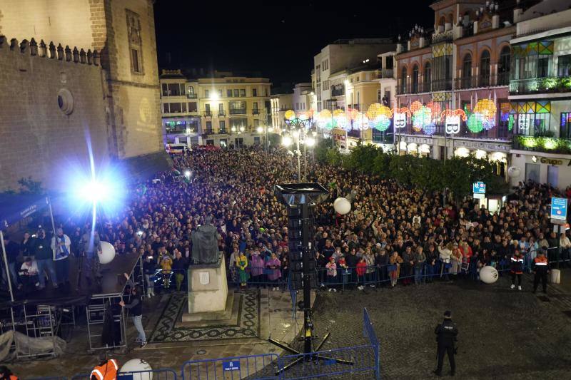 El pregón del Carnaval de Badajoz, en imágenes