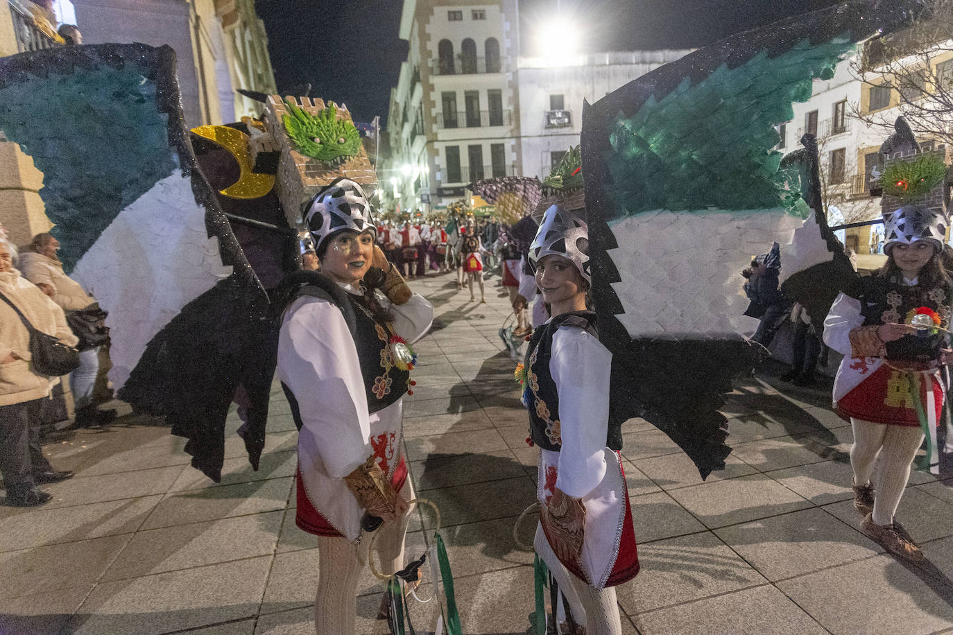 El desfile del Carnaval de Cáceres, en imágenes