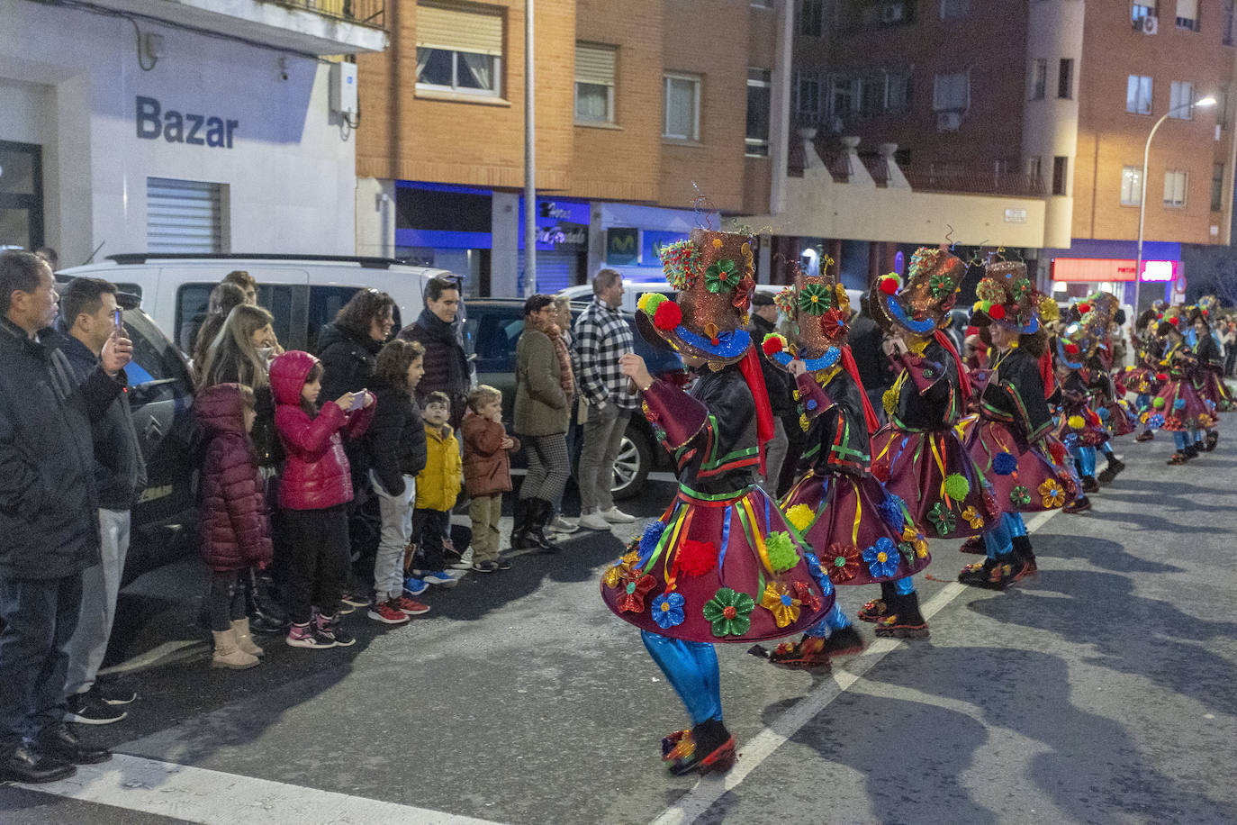 El desfile del Carnaval de Cáceres, en imágenes