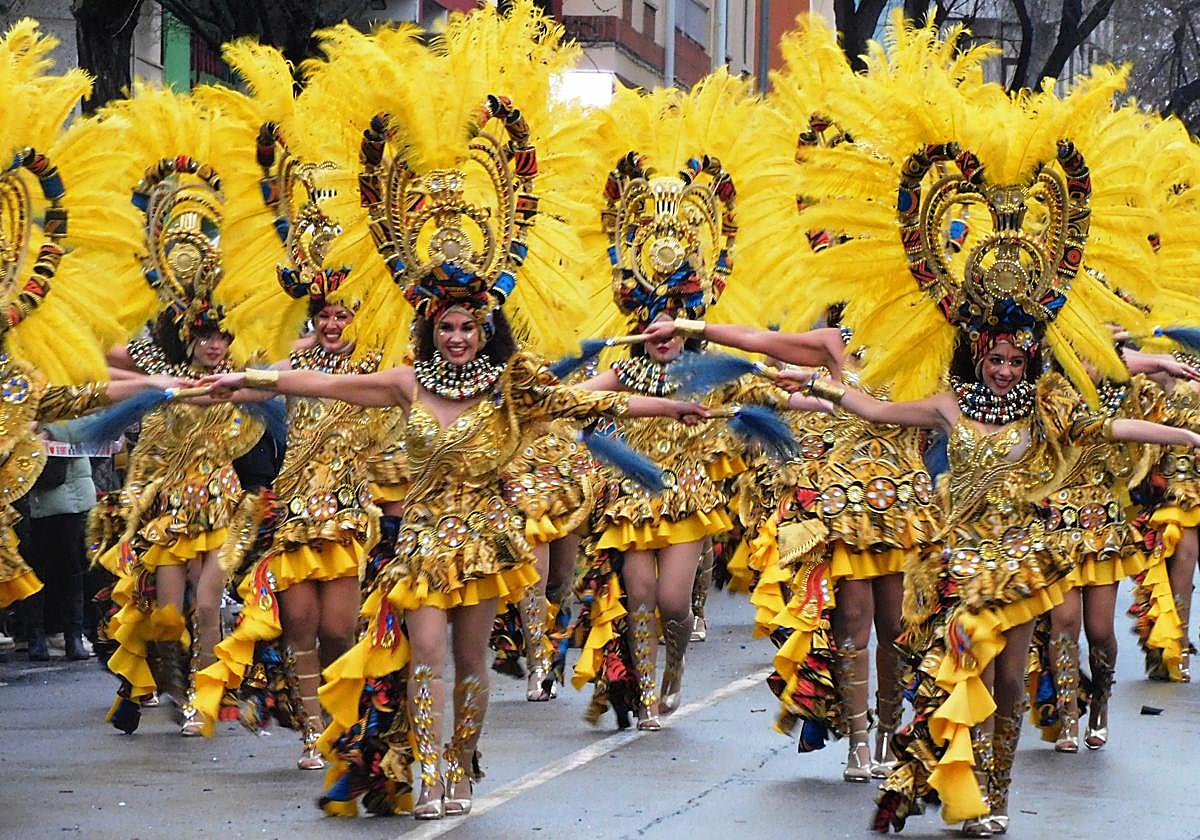 Ritmomana, durante el desfile.