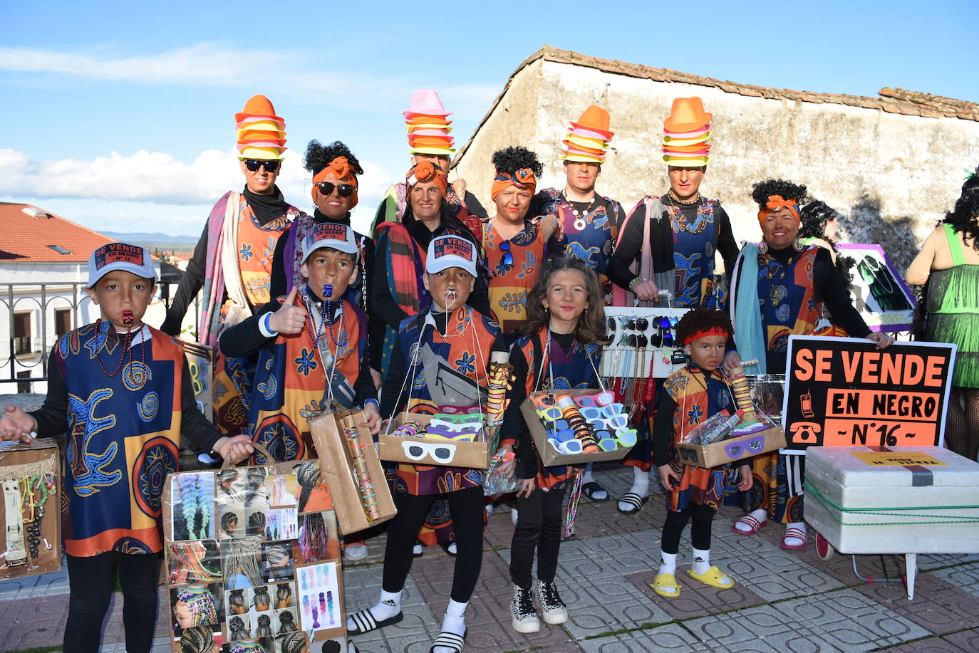 Desfile de comparsas del Carnaval del Buche. Alburquerque 2024