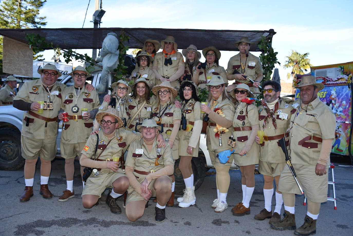 Desfile de comparsas del Carnaval del Buche. Alburquerque 2024