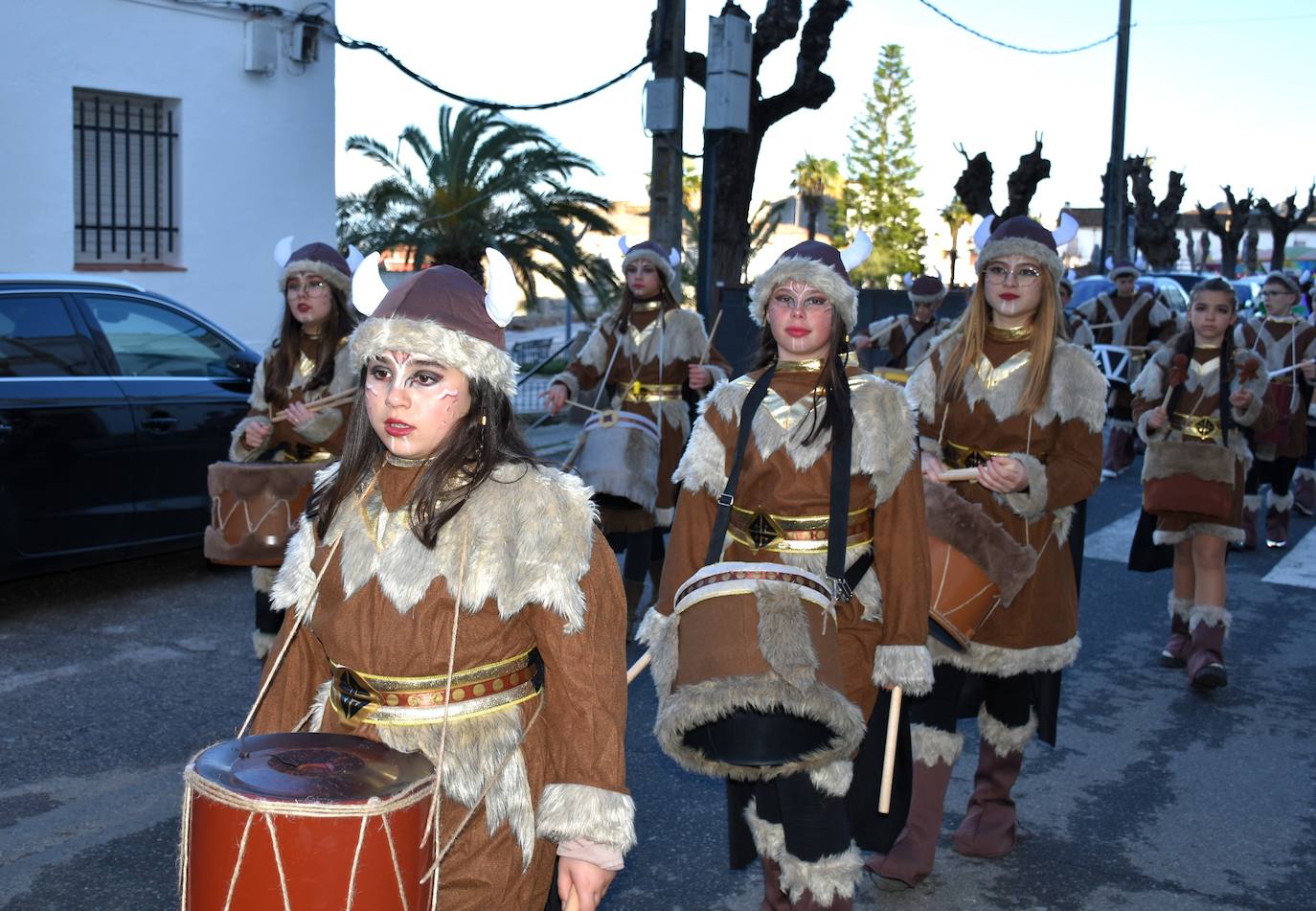 Desfile de comparsas del Carnaval del Buche. Alburquerque 2024