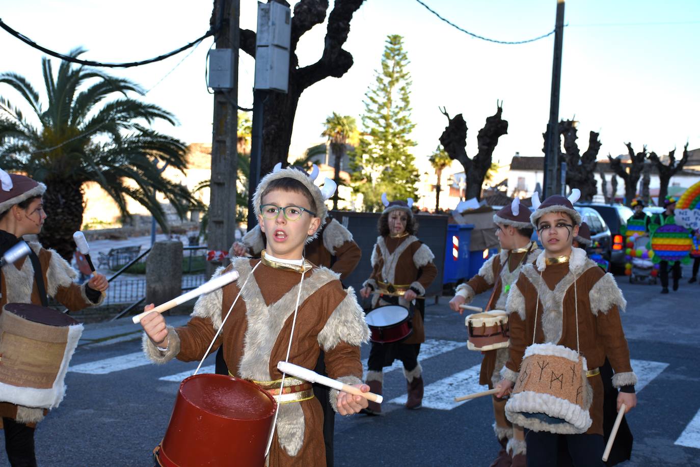 Desfile de comparsas del Carnaval del Buche. Alburquerque 2024