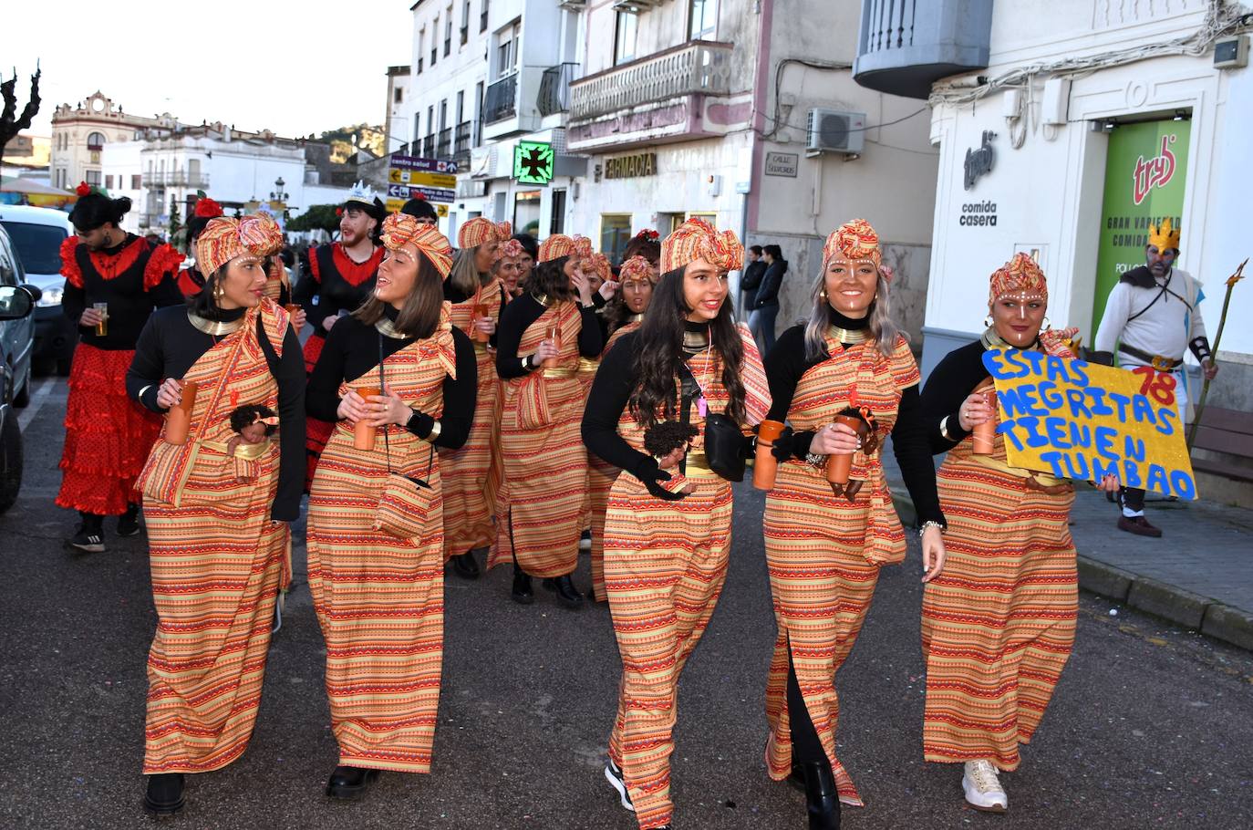 Desfile de comparsas del Carnaval del Buche. Alburquerque 2024